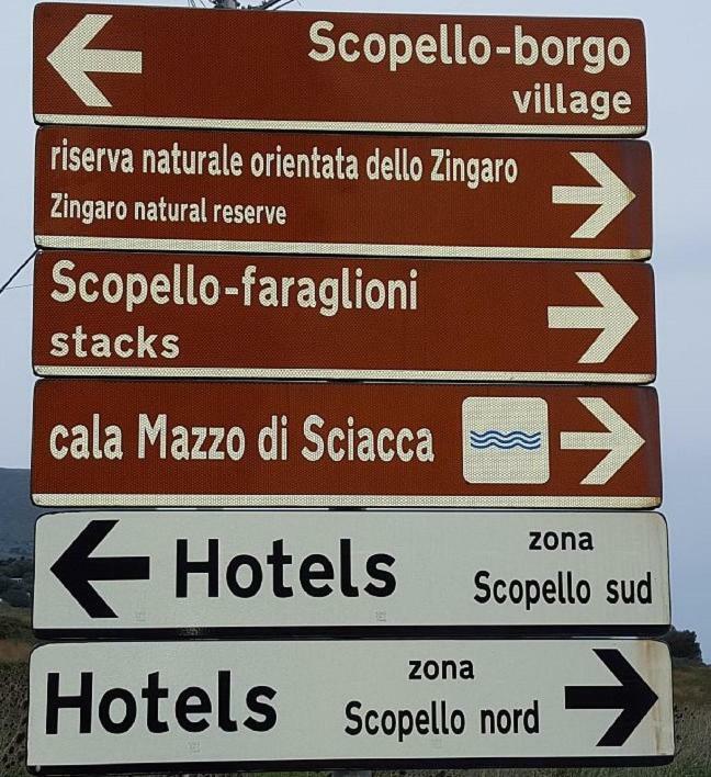 Appartamenti Cala Azzurra Скопело Екстериор снимка